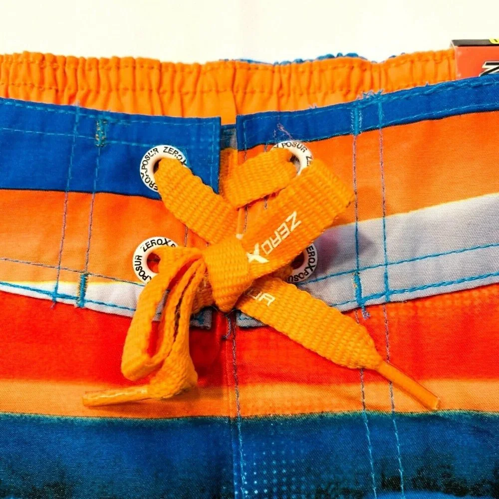 ZeroXposur UPF 50+ Swim‎ Trunks Surf Shorts Surfer Pockets Boys XL-18/20 NWT